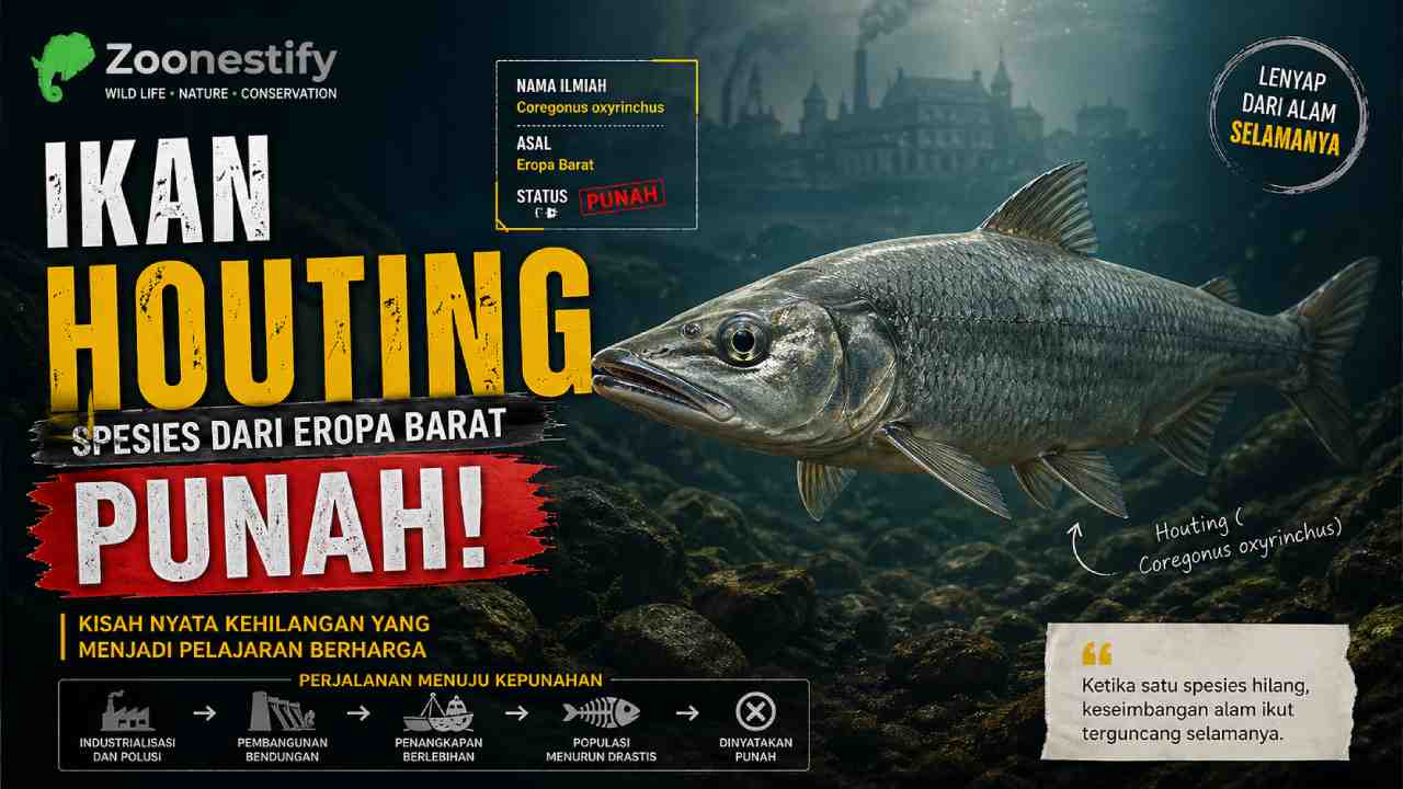 Ikan Houting, Jejak Sunyi Spesies Eropa yang Hilang dari Perairan Dunia