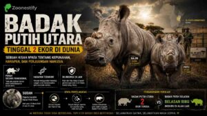 Badak Putih Utara Tinggal 2 Ekor di Dunia, Nasibnya Kini Jadi Perhatian Global