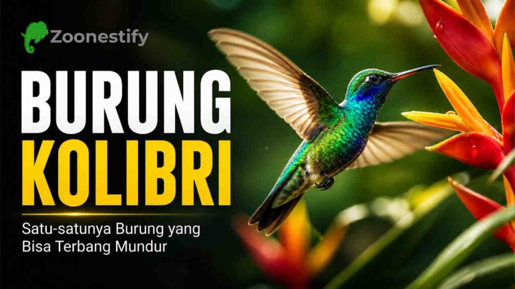 Burung Kolibri, Menjadi Satu-satunya Burung Bisa Terbang Mundur
