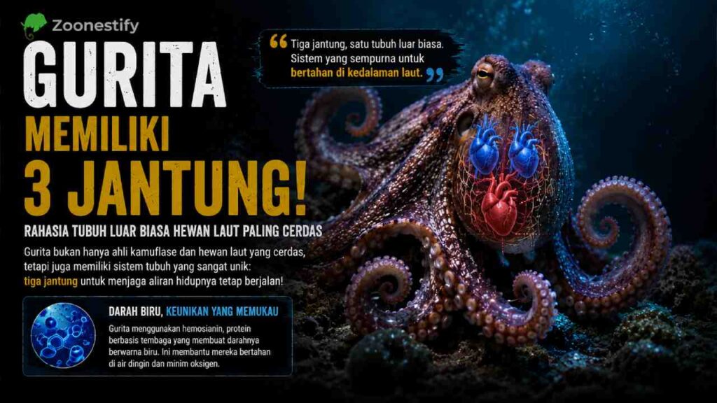 Gurita Ternyata Memiliki 3 Jantung, Fakta Laut Ini Membuat Banyak Orang Terkejut