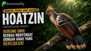 Hoatzin, Burung Unik Amazon dengan Cakar di Sayap dan Bau Khas