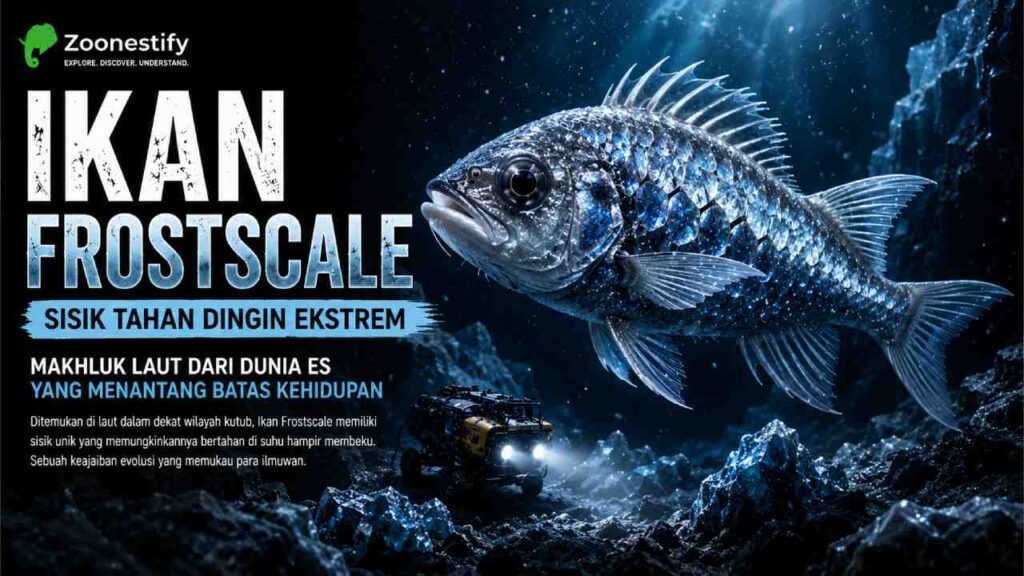 Ikan Frostscale dengan Sisik Tahan Dingin Ekstrem Dunia Laut Dalam