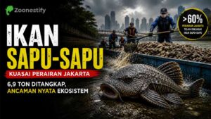 Ikan Sapu-Sapu Kuasai 60% Perairan Jakarta, 6,9 Ton Ditangkap dalam Sekejap