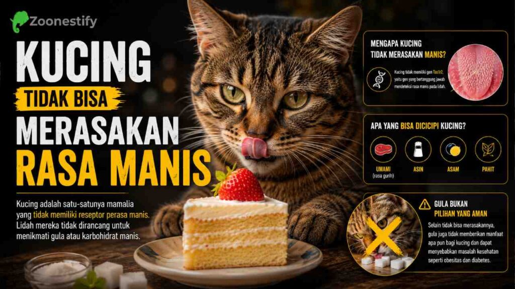 Kucing Tidak Bisa Merasakan Rasa Manis, Fakta Unik Tentang Lidah Mereka