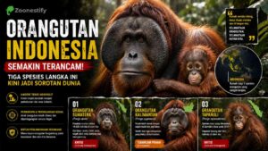 Orangutan Indonesia Semakin Terancam, Tiga Spesies Langka Ini Kini Jadi Sorotan Dunia
