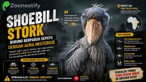 Shoebill Stork, Burung Berparuh Sepatu yang Viral karena Tatapan Tajam dan Aura Misteriusnya