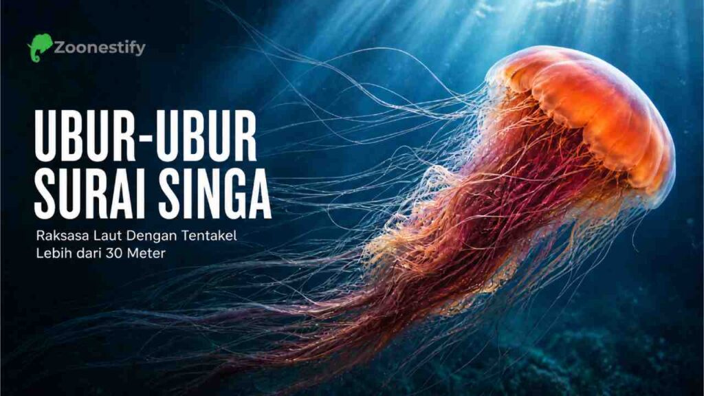 Ubur-ubur Surai Singa, Raksasa Laut Bertentakel Panjang