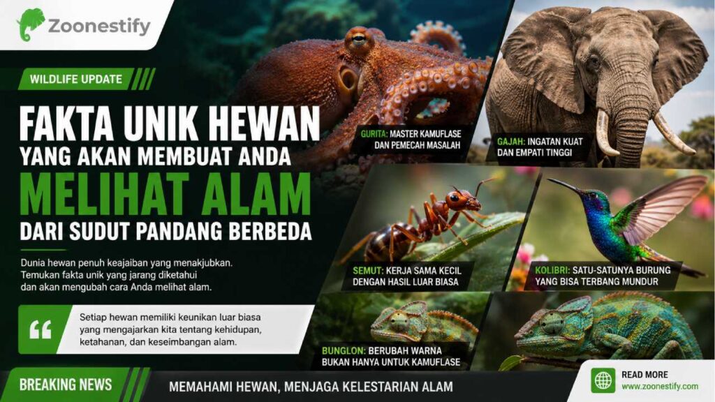Fakta Unik Hewan yang Akan Membuat Anda Melihat Alam dari Sudut Pandang Berbeda