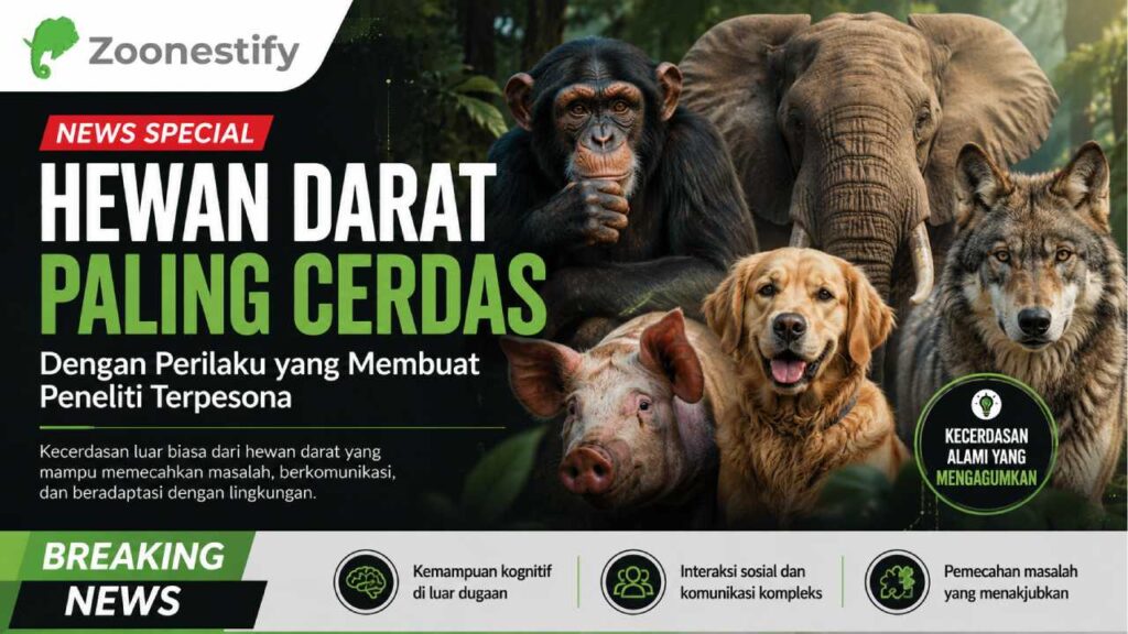 Hewan Darat Paling Cerdas dengan Perilaku yang Membuat Peneliti Terpesona
