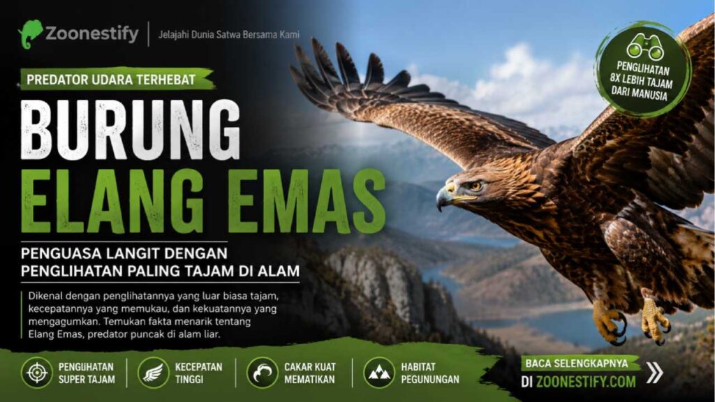 Burung Elang Emas, Predator Udara dengan Penglihatan Paling Tajam di Alam