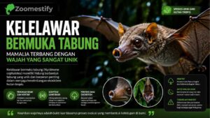 Kelelawar Bermuka Tabung, Mamalia Terbang dengan Wajah yang Sangat Unik