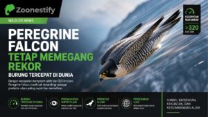 Peregrine Falcon Tetap Memegang Rekor Burung Tercepat di Dunia