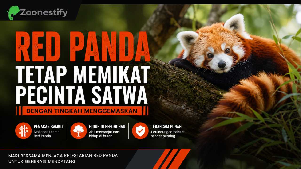 Red Panda Tetap Memikat Pecinta Satwa dengan Tingkah Menggemaskan