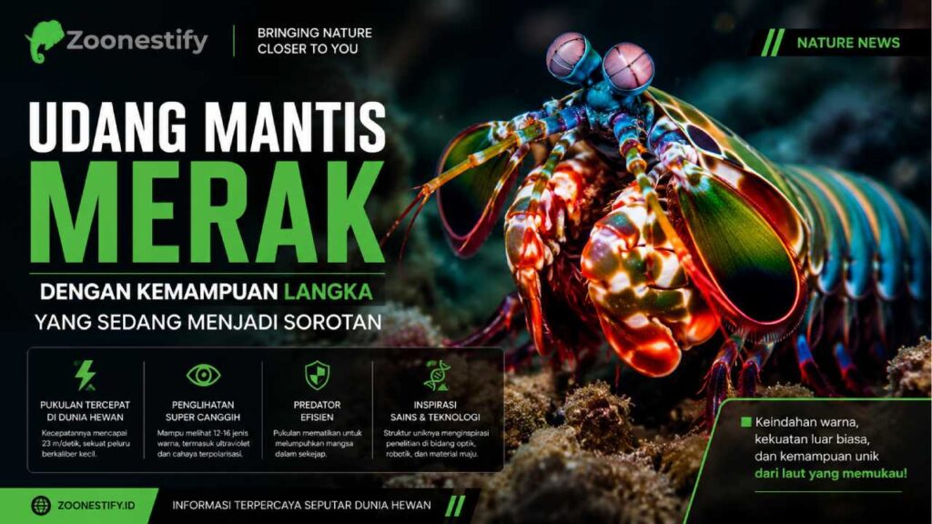 Udang Mantis Merak dengan Kemampuan Langka yang Sedang Menjadi Sorotan