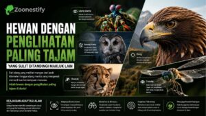 Hewan dengan Penglihatan Paling Tajam yang Sulit Ditandingi Makhluk Lain