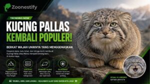 Kucing Pallas Kembali Populer Berkat Wajah Uniknya yang Menggemaskan