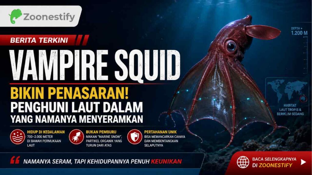 Vampire Squid Bikin Penasaran, Penghuni Laut Dalam yang Namanya Menyeramkan