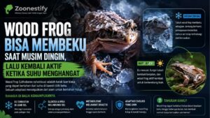 Wood Frog Bisa Membeku saat Musim Dingin lalu Kembali Aktif ketika Suhu Menghangat