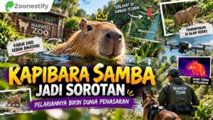 Kapibara Samba Jadi Sorotan, Pelariannya Bikin Dunia Penasaran