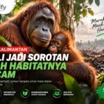 Orangutan Kalimantan Kembali Jadi Sorotan Setelah Habitatnya Terancam