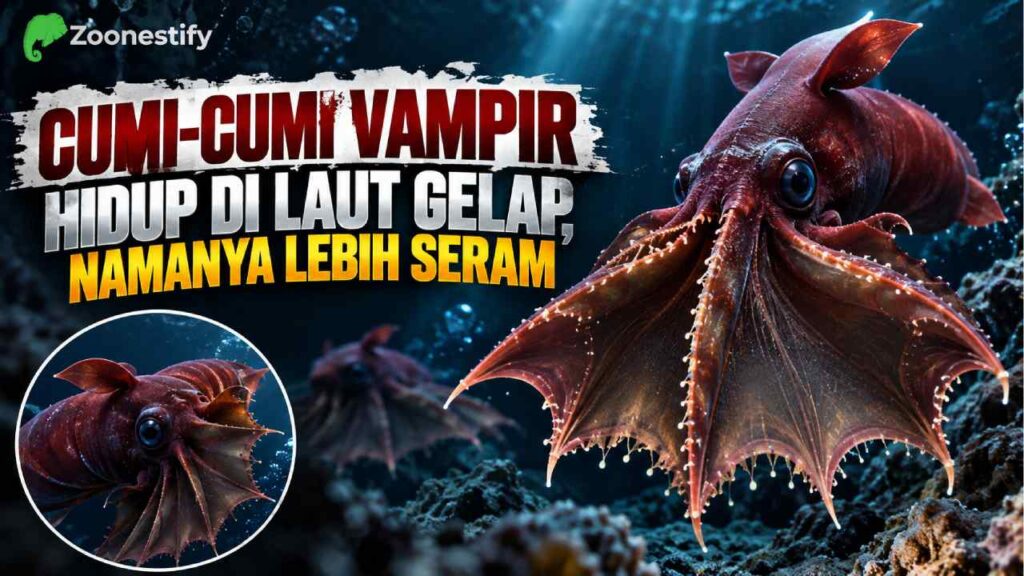 Cumi-Cumi Vampir Hidup di Laut Gelap, Namanya Lebih Seram