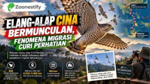 Elang-Alap Cina Bermunculan, Fenomena Migrasi Curi Perhatian