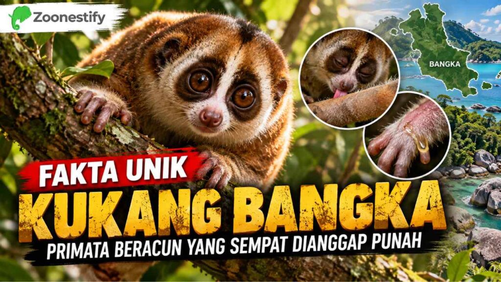 Fakta Unik Kukang Bangka, Primata Beracun yang Sempat Dianggap Punah