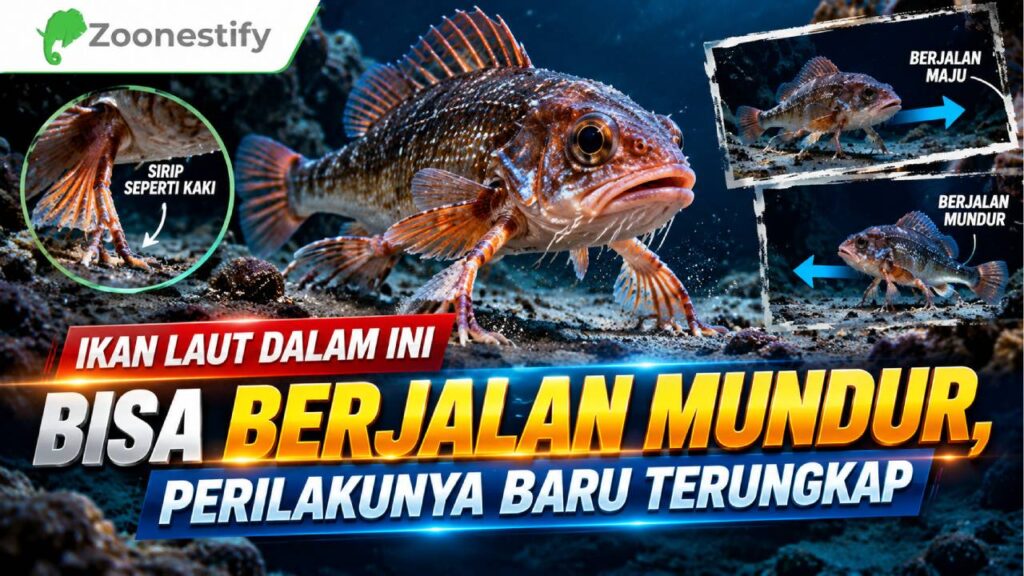 Ikan Laut Dalam Ini Bisa Berjalan Mundur, Perilakunya Baru Terungkap