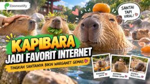 Kapibara Jadi Favorit Internet, Tingkah Santainya Bikin Warganet Gemas