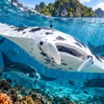 Manta Putih Langka Muncul di Raja Ampat, Penampilannya Bikin Takjub