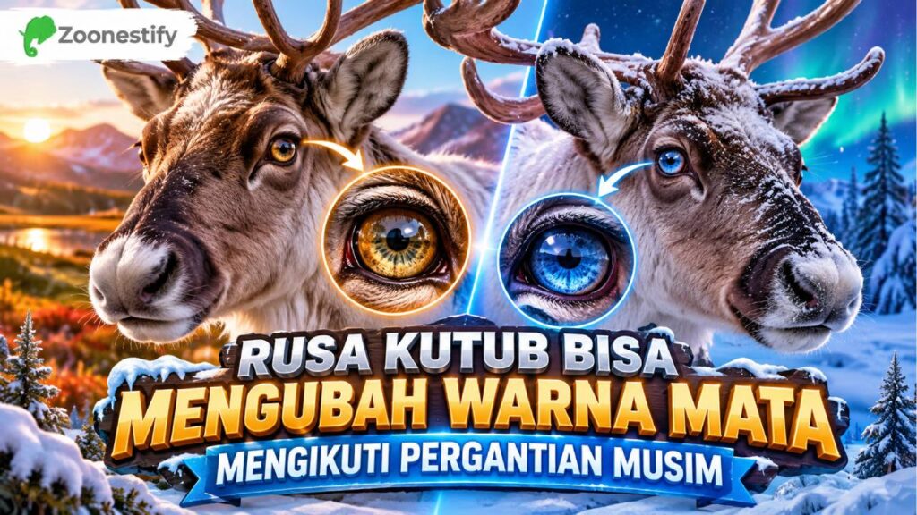 Rusa Kutub Bisa Mengubah Warna Mata Mengikuti Pergantian Musim